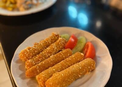 breaded cheese sticks